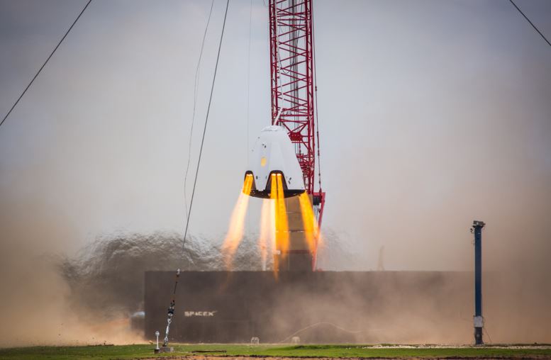 SpaceX SuperDraco test