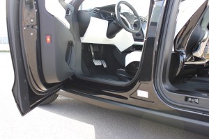 Tesla Model X Tire & VIN Label