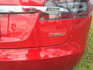 Ludicrous Model S P90D Badge