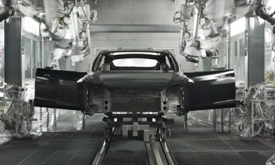Tesla assembly line