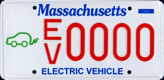 MA EV Plate