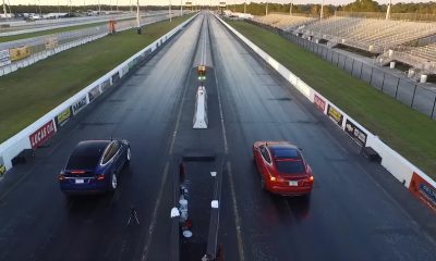 Tesla Model X Drag Race