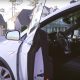 Model X self presenting doors