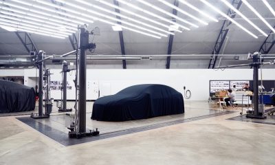 Covered Tesla Model 3