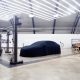 Covered Tesla Model 3