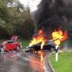 Tesla Model S accident in Luxembourg