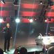 Elon Musk presents the Model 3 at Hawthorne, CA