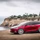 Model X in red
