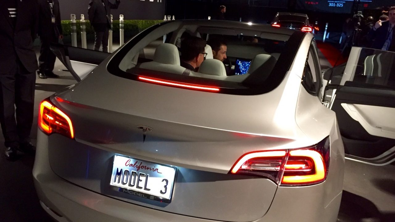 tesla model 3 stroller