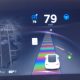 Tesla rainbow-colored 'Cowbell Road' easter egg