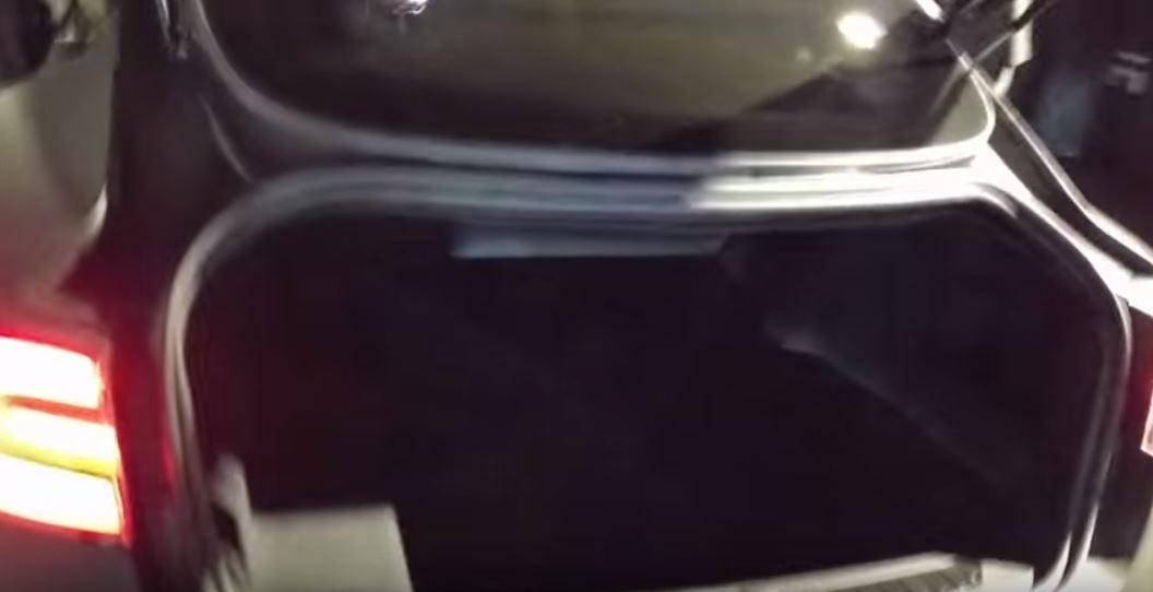 Tesla Model 3 trunk lid [Source: Jalopnik]