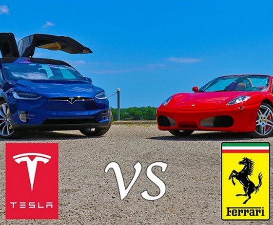 Model X vs Ferrari