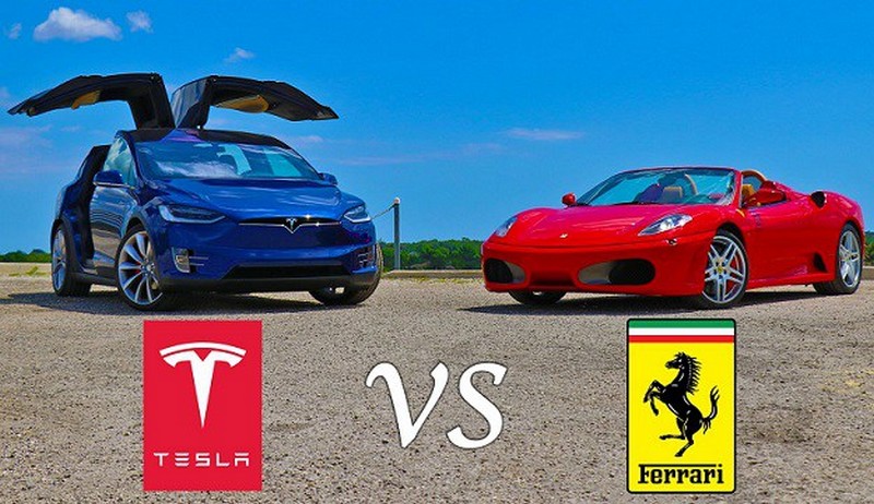 Model X vs Ferrari