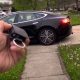 Tesla Summon triggered with key fob