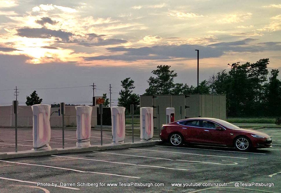 Tesla Erie Supercharger