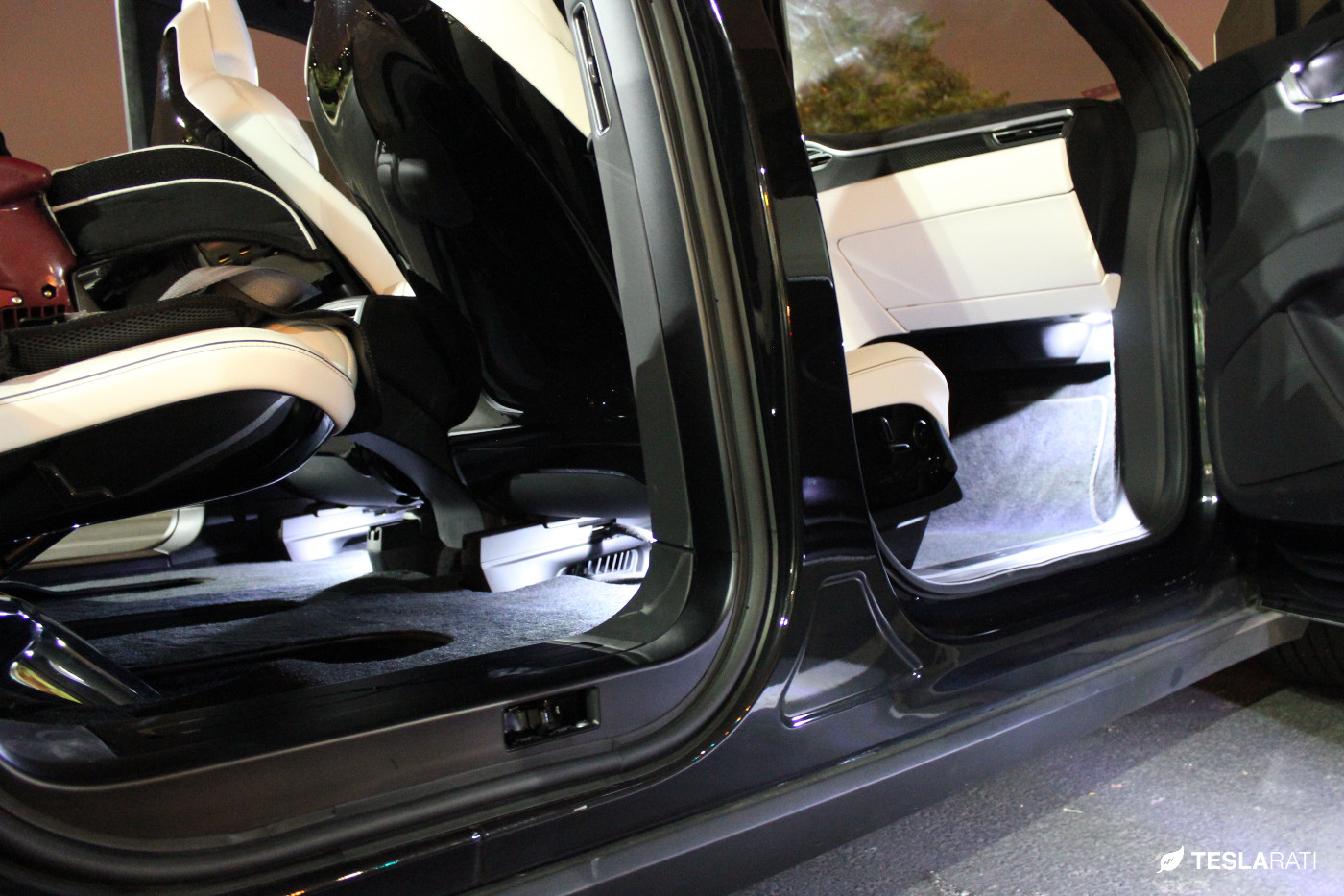 Abstract Ocean Tesla Model X-Ultra-Bright LED Footwell