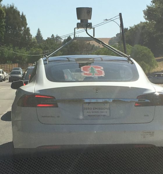 Tesla with LIDAR