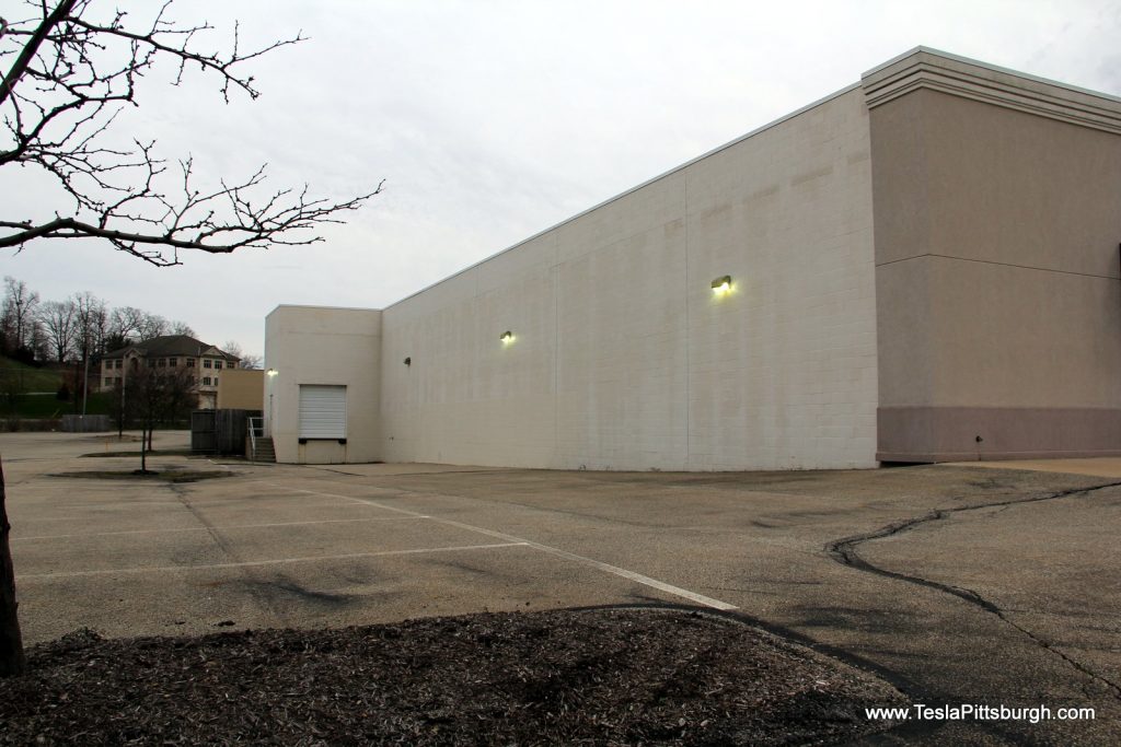 pittsburgh tesla service center rear wall