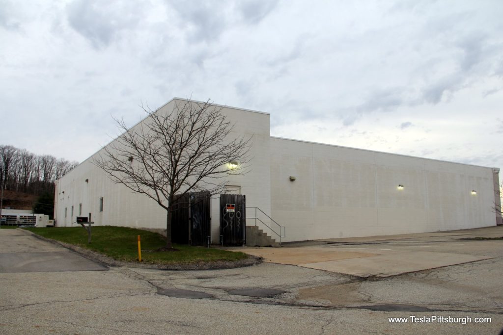 pittsburgh tesla service rear facade and alley