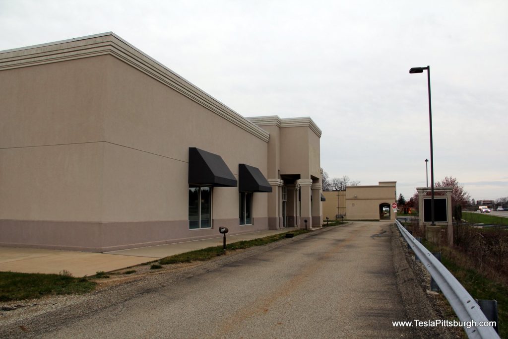 pittsburgh tesla service road facade