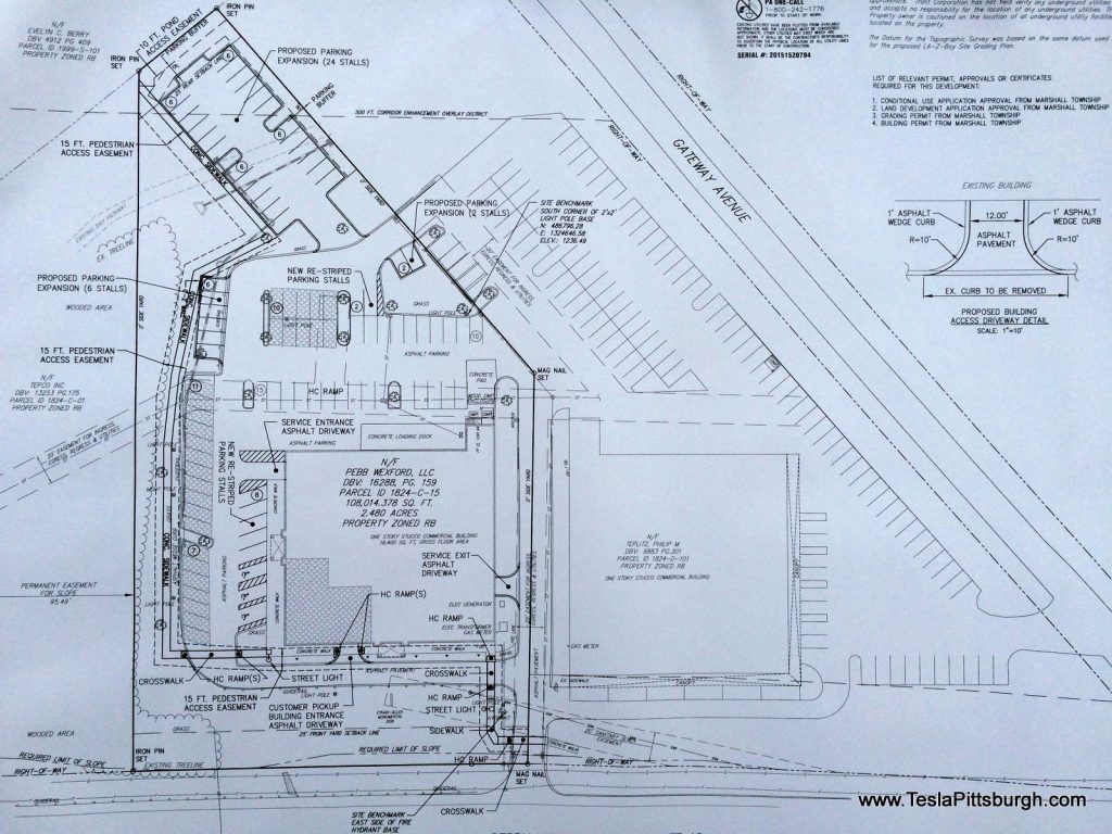 pittsburgh tesla store plan site