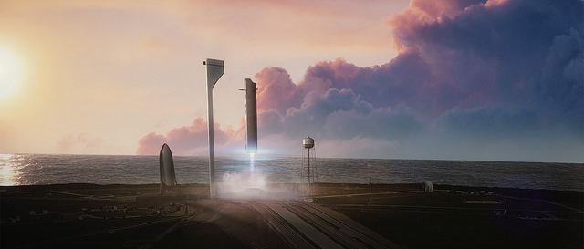 Interplanetary Transport System. Credit: SpaceX