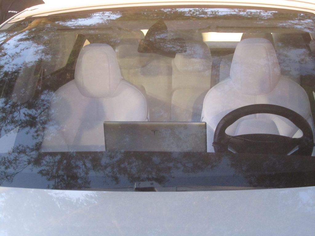 Tesla Model 3 windshield