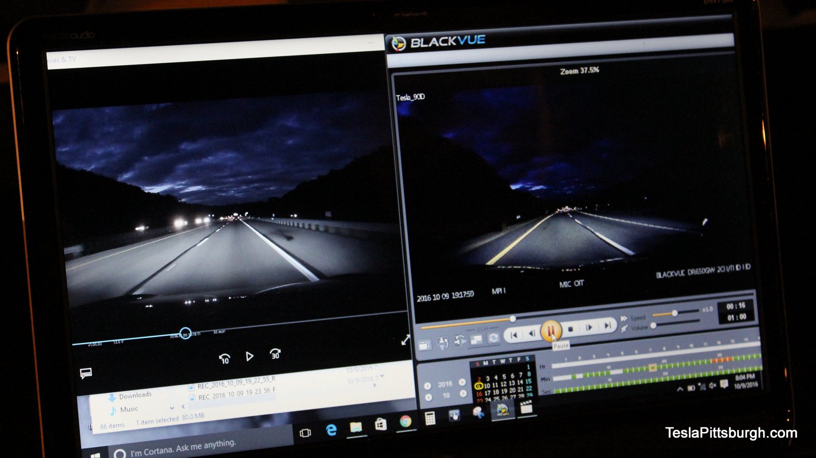 tesla-pittsburgh-dashcam-review-thinkware-f770-camera-laptop-night-comparison