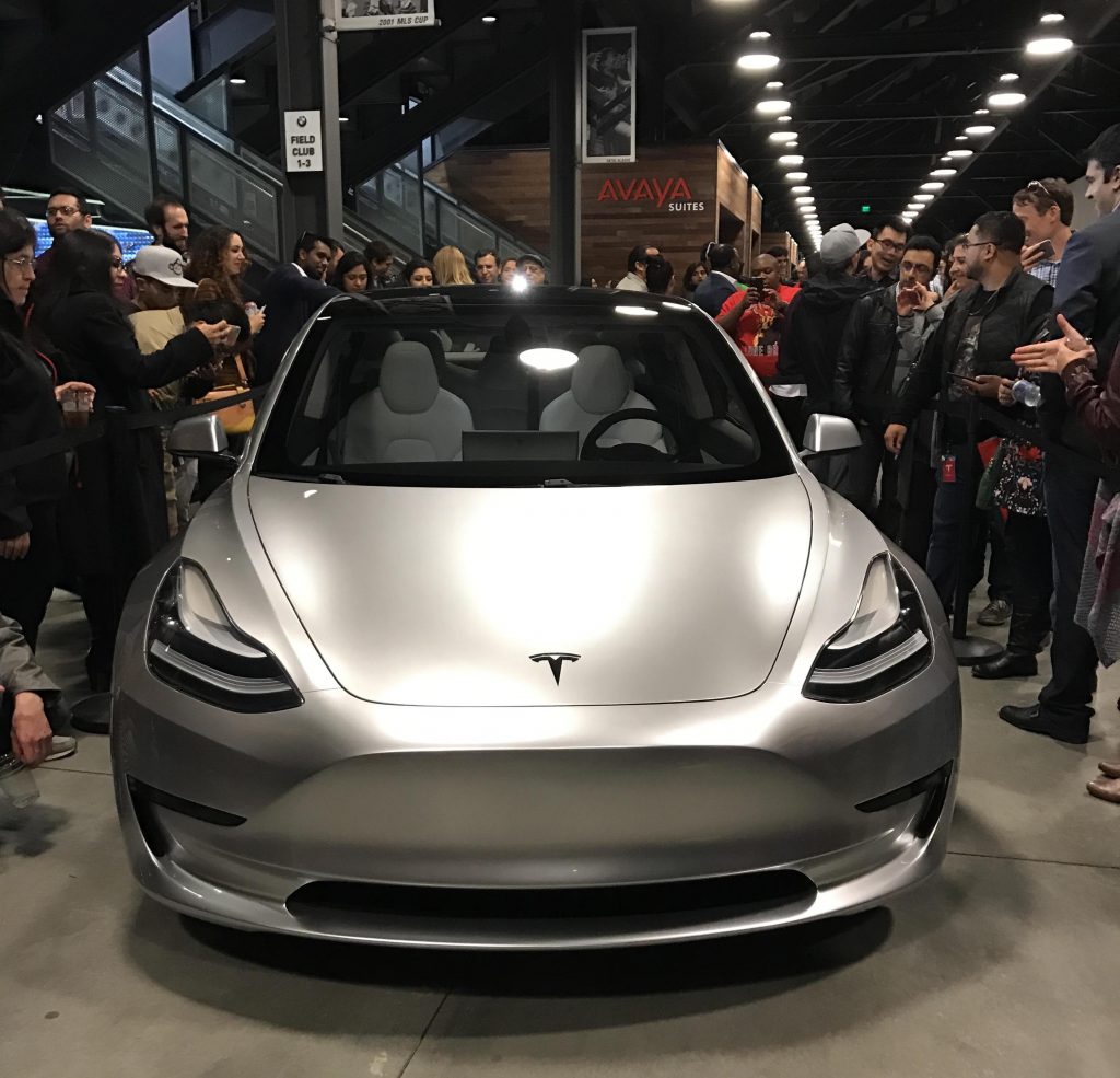 Tesla (TSLA) stock nears all-time high ahead of Model 3 production1024 x 985