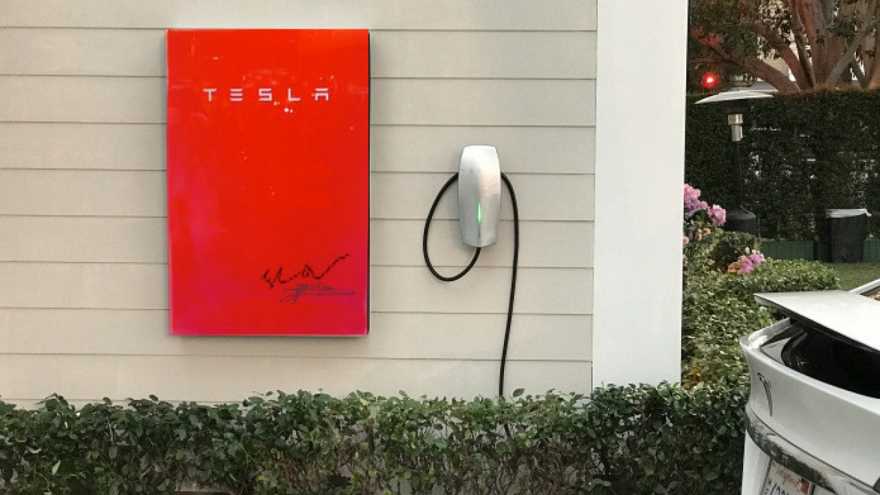 Red tesla powerwall discount