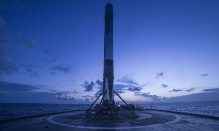 Falcon 9 has landed. | Credit: SpaceX