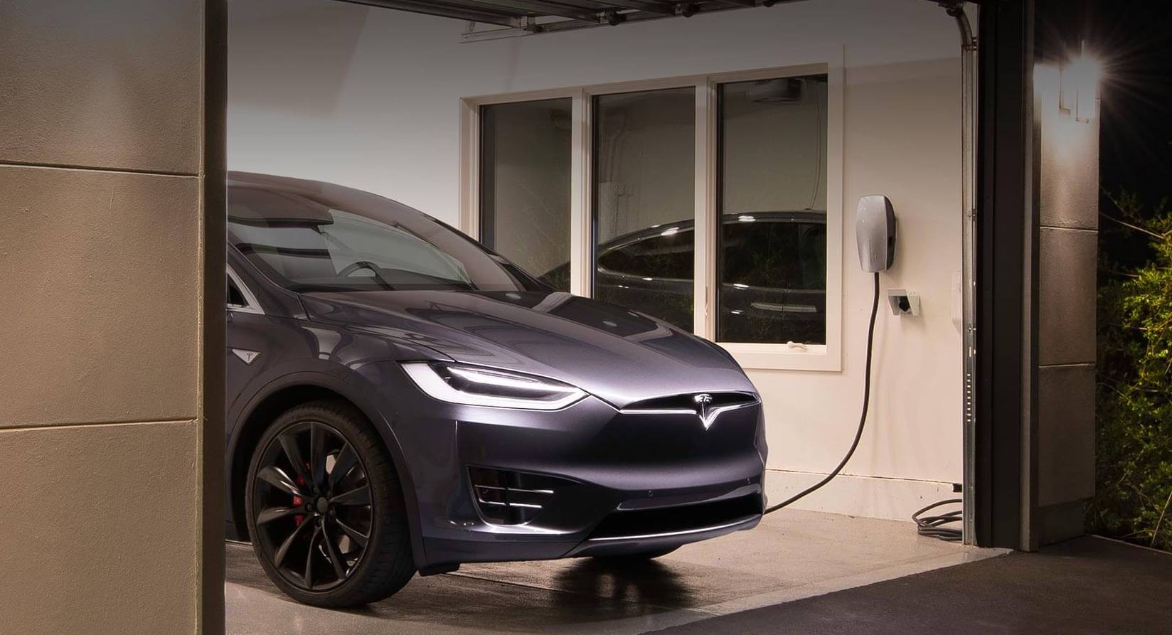 tesla model y home charging