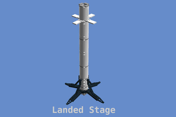 LEGO Falcon 9 Landed Stage