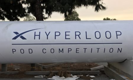 Hyperloop test track outside of SpaceX