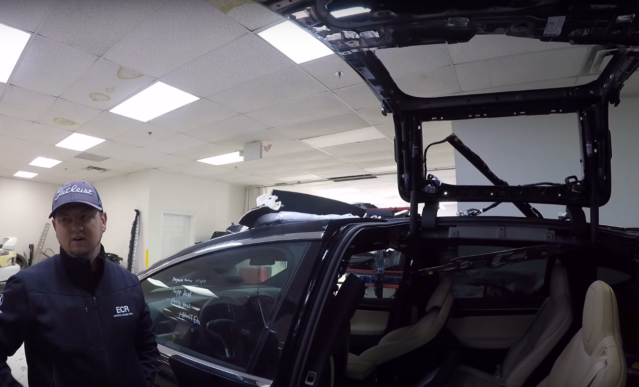 Tesla-certified-body-Model-X-Falcon-Wing-door-teardown