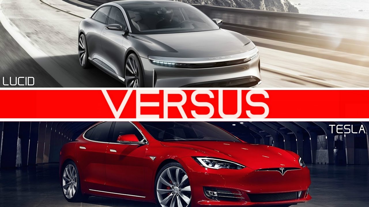 Tesla Model S vs  Lucid Air comparison of range 