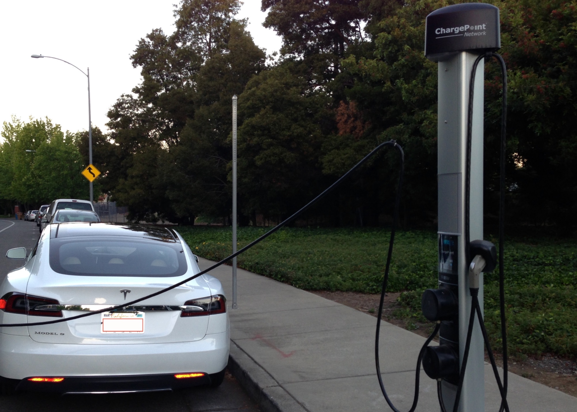 Chargepoint and tesla sales