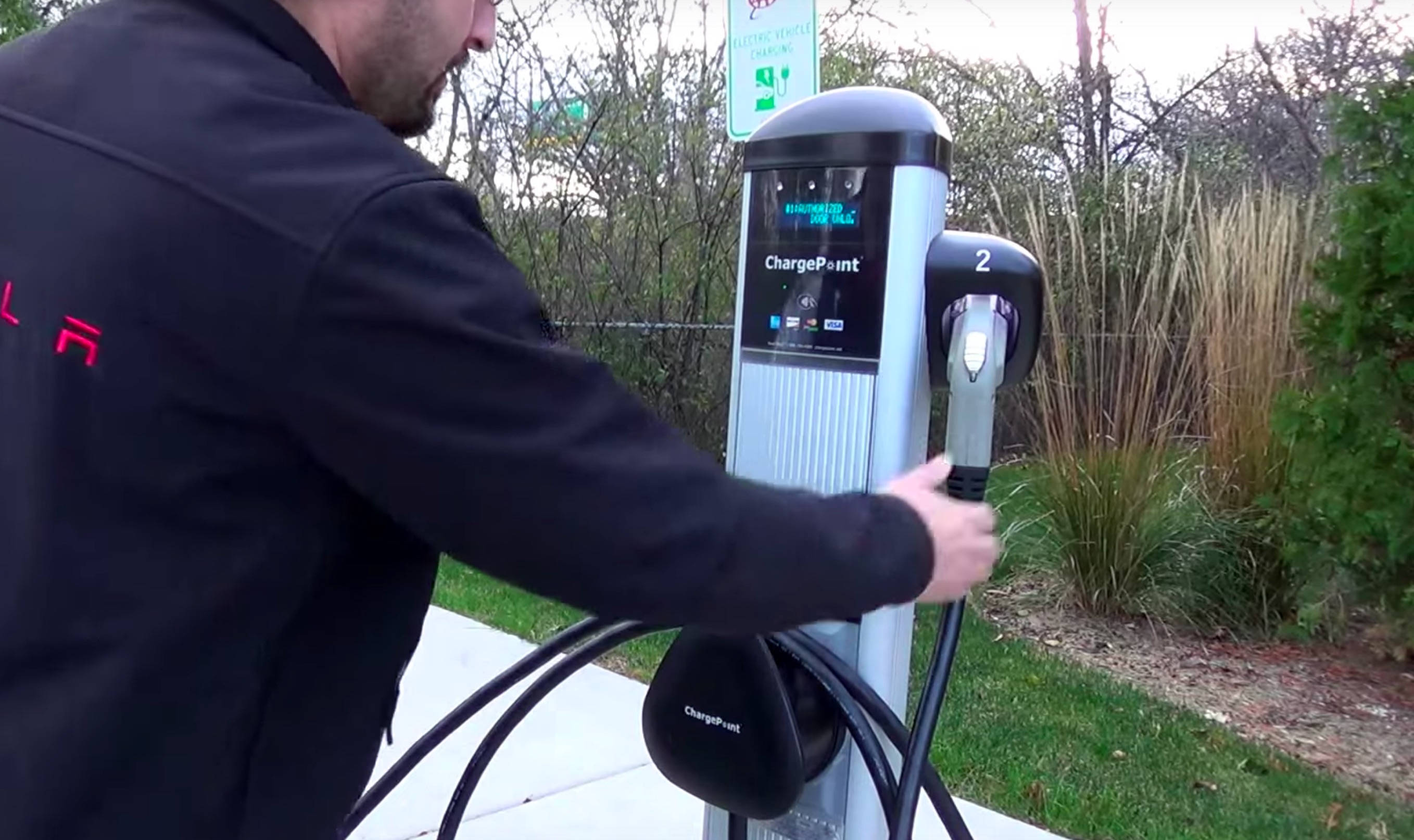 chargepoint ev charging station