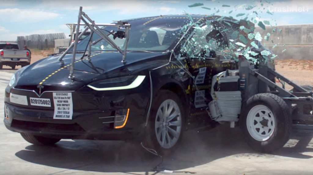 Tesla Model X is named 'standout performer' in new safety crash tests