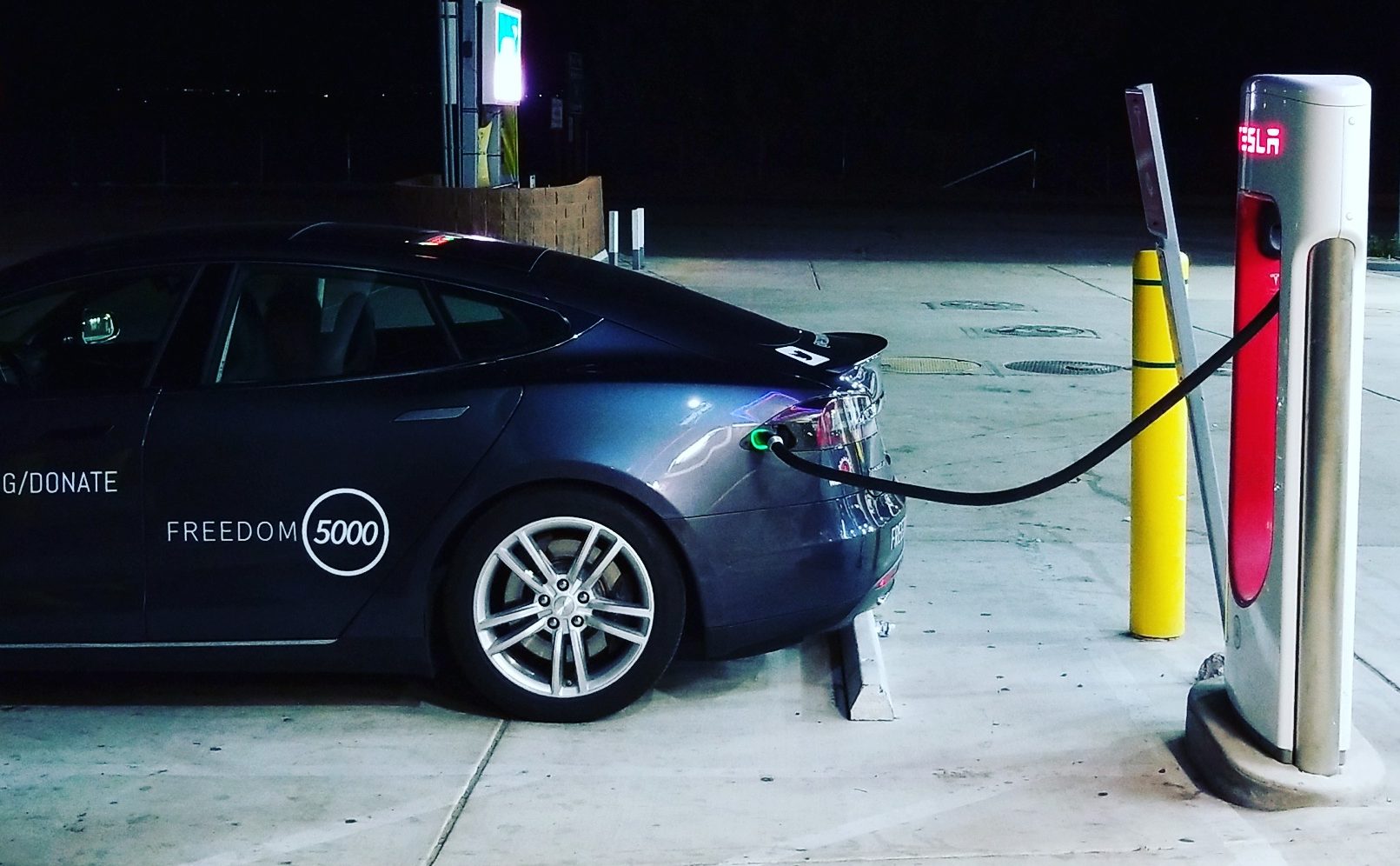 coast-to-coast Tesla record