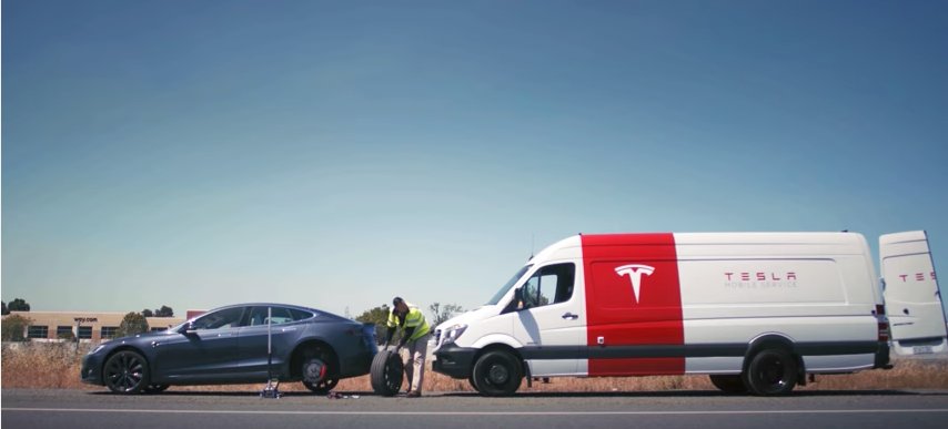 Tesla-service-van