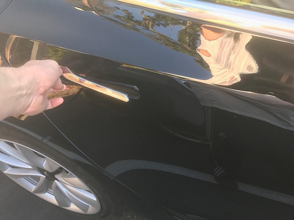 tesla model 3 door handle removal