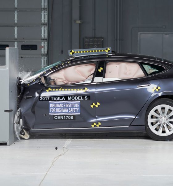 tesla crash test