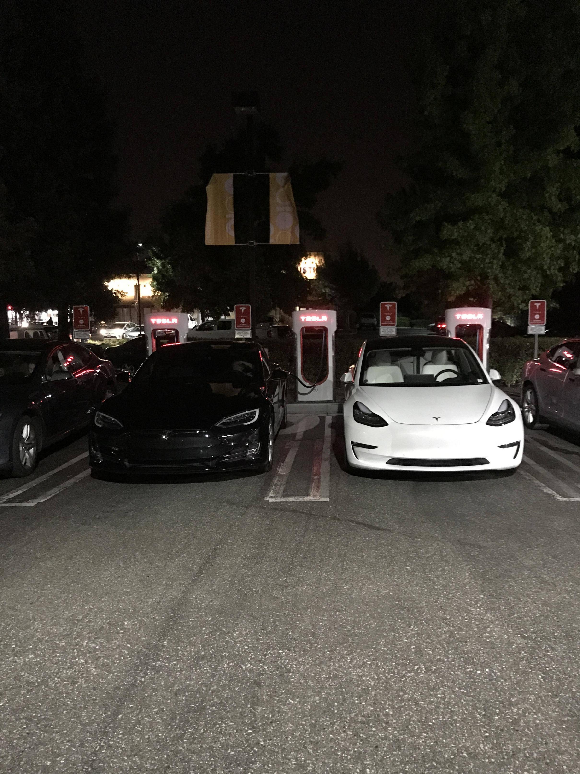 Tesla Model S vs Model 3 size