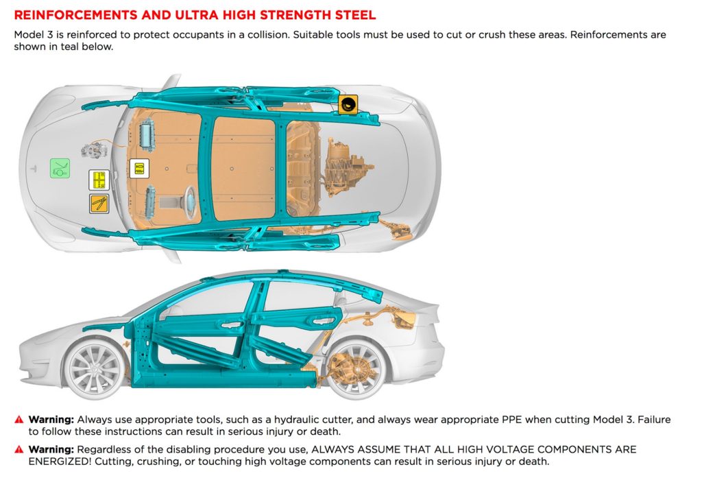 tesla.model 3 emergency neutral