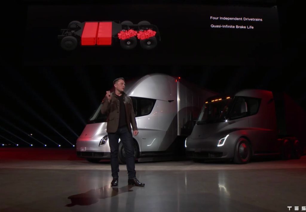 Tesla Semi truck's battery pack and overall weight explored