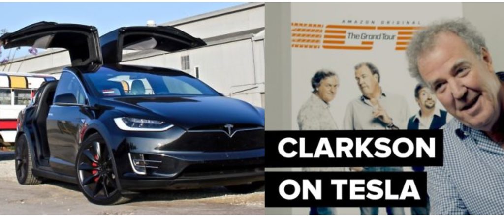Tesla to debut on The Grand Tour by former Top Gear host Jeremy Clarkson