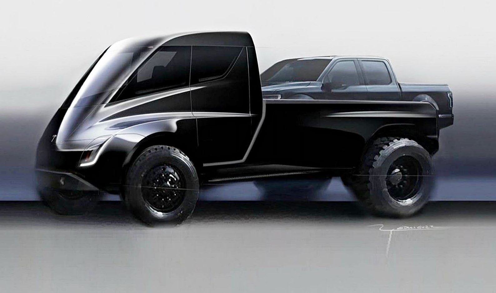 Tesla Pickup Truck S 300k Lb Towing Capacity Is Crazy But