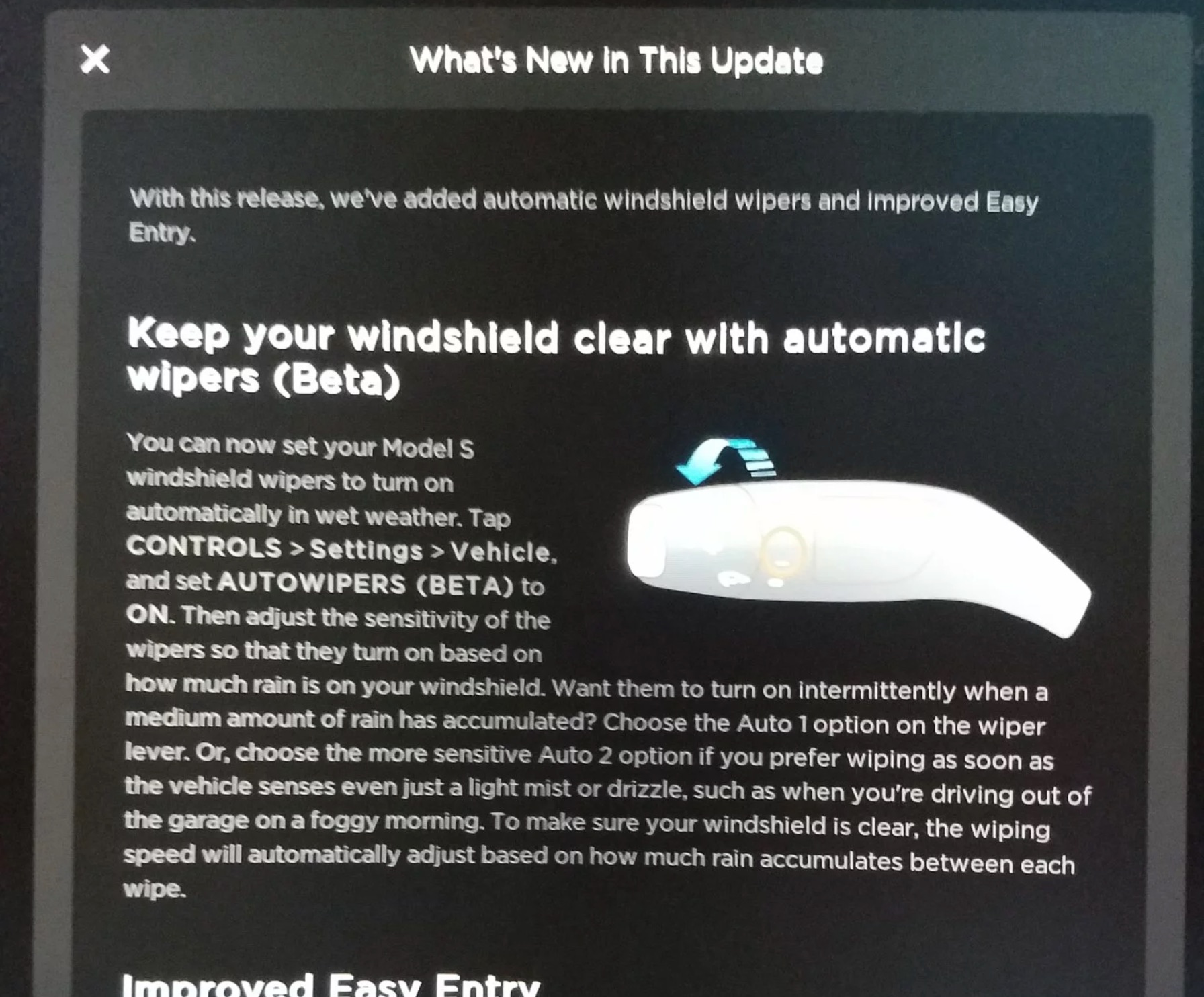 tesla-automatic-wipers-release-notes
