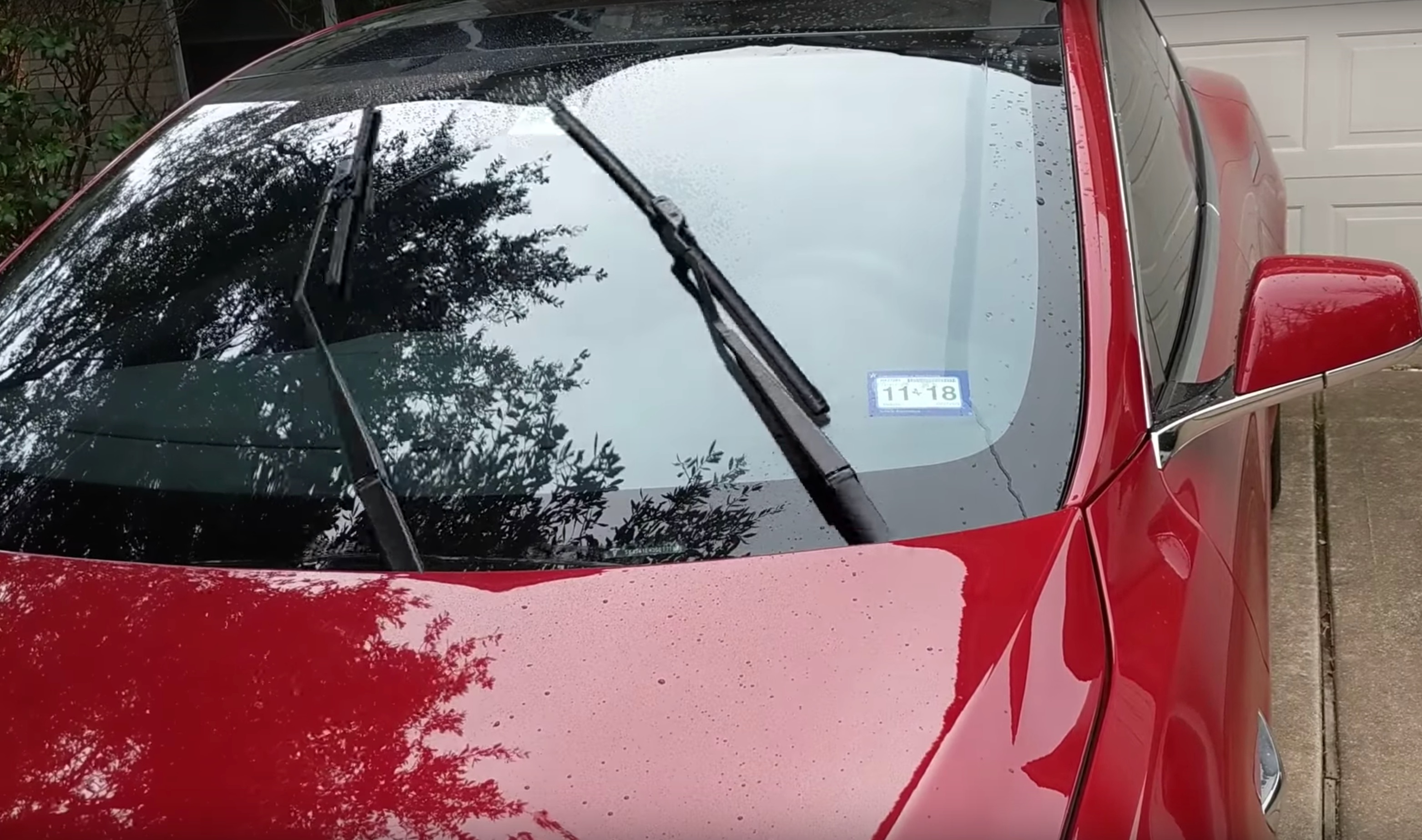 Use Rainex on Model 3 windshield?